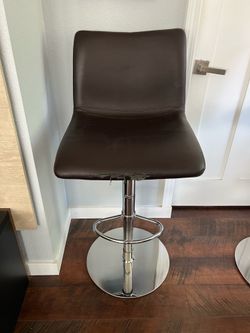 Two Adjustable Bar Chairs