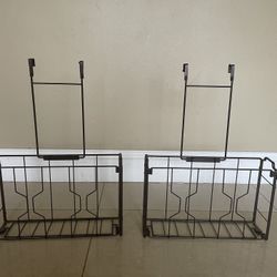 2 Pack - Over the Door/Wall Cabinet Storage Organizer 