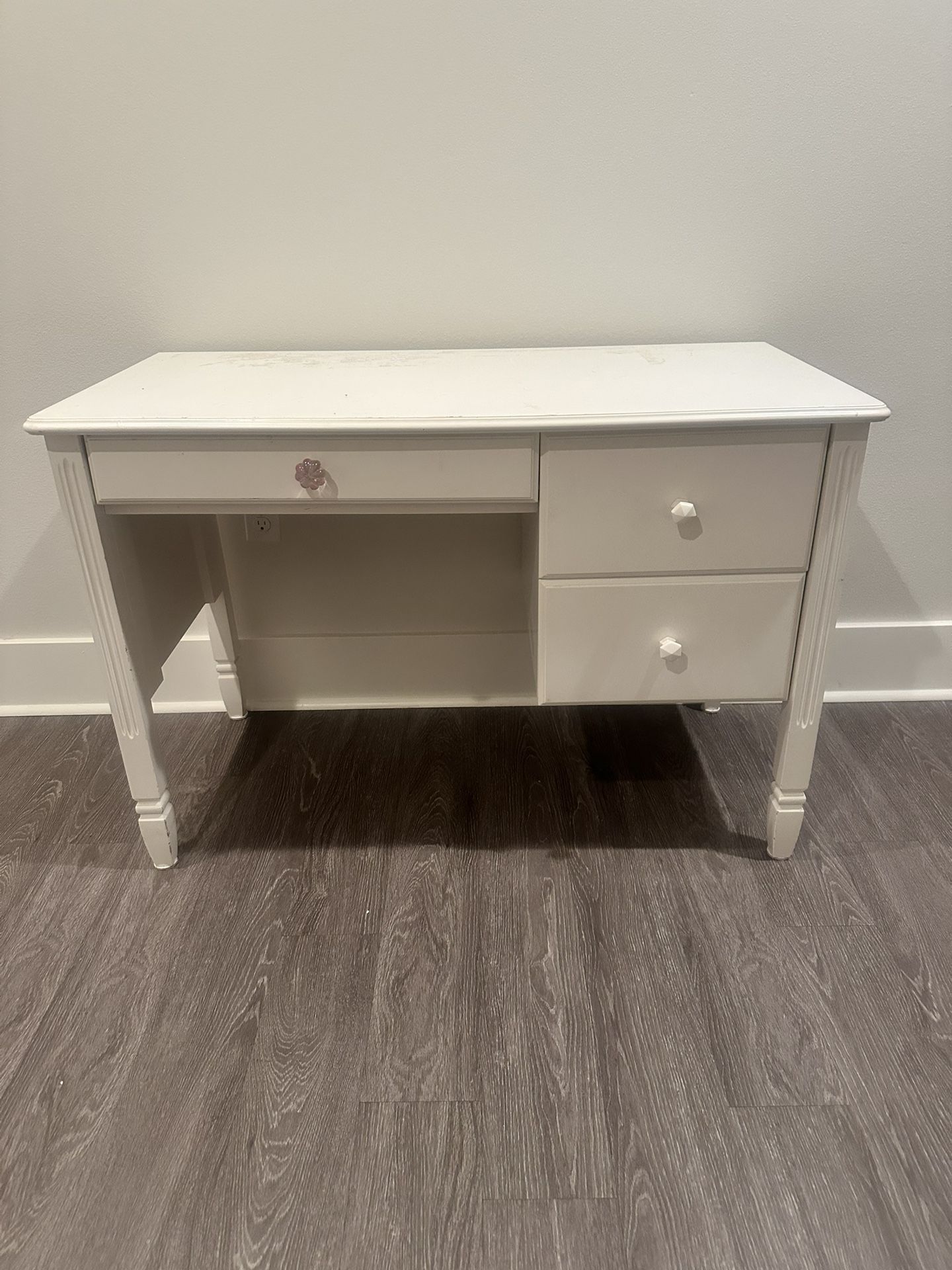 White Girls Pottery Barn Desk