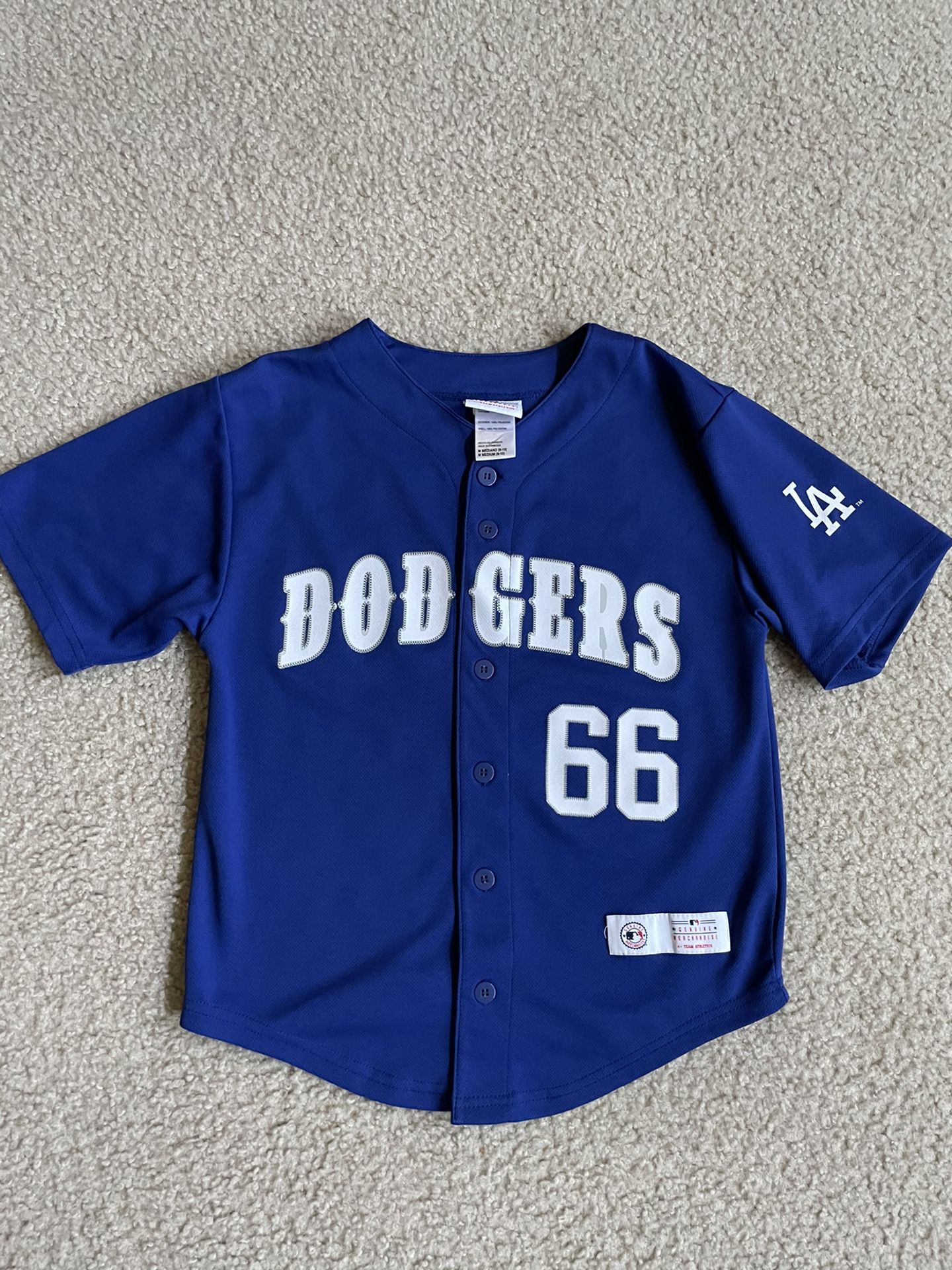 Dodgers Kids Size Jersey Puig Size 10