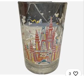 Walt Disney Magic Kingdom Glass Cup