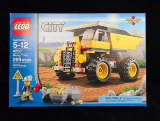 Lego City 4202 Mining Truck Dump Truck retired factory sealed
