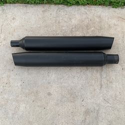GENUINE HARLEY DAVIDSON EXHAUST SYSTEM 2017-2019 OEM STOCK TOURING MUFFLERS