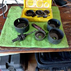 This Is An 11 Piece Hole Saw Set With Two Arbors On Sale Today And OfferUp