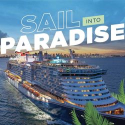 Tickets for a “Cruise for 2” cruise package
