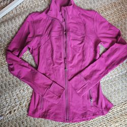 Lululemon Pink Full Length Define Jacket size 6
