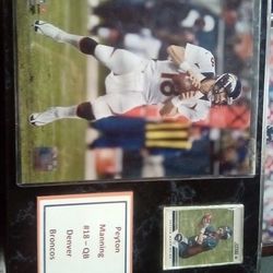 Peyton Manning Plaque 
