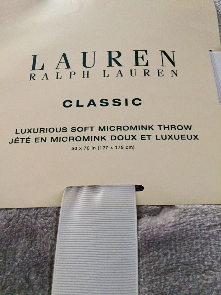 Ralph Lauren Micromink Throw