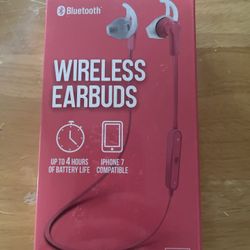 Wireless Earbuds Pink And New