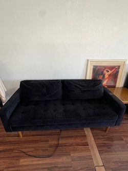Free black couch