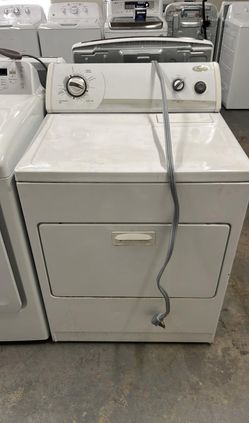 Whirlpool Electric Dryer – AutoDry, Top Lint Trap, White