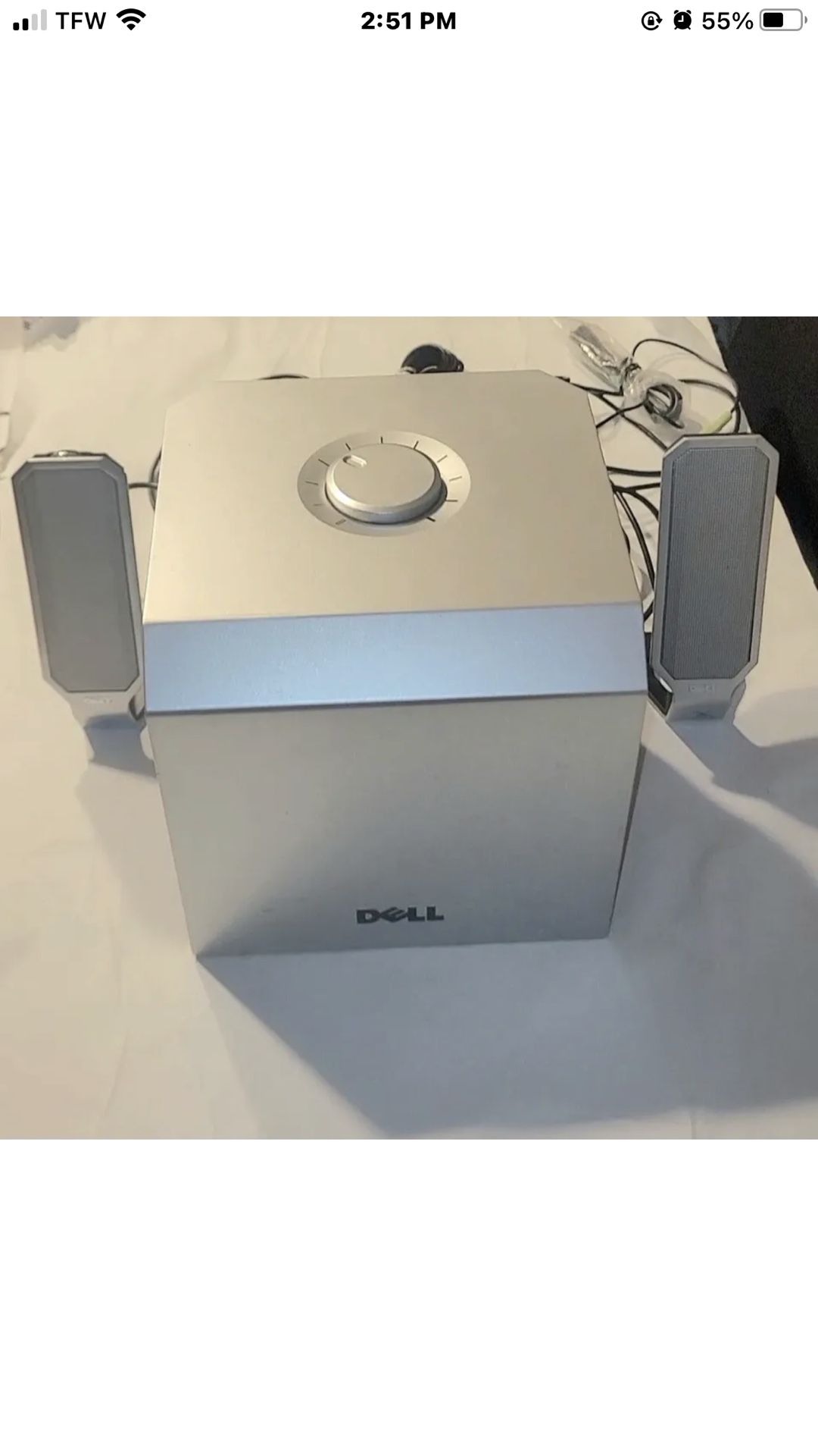 Dell Subwoofer And Speakers Like New