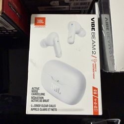 JBL Vibe Beam 2 Earbuds - White