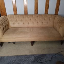 Gold Victorian Sofa