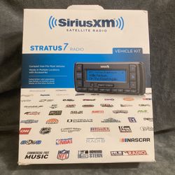 Sirius Xm Stratus 7 Radio With Vehicle  Kit NEW