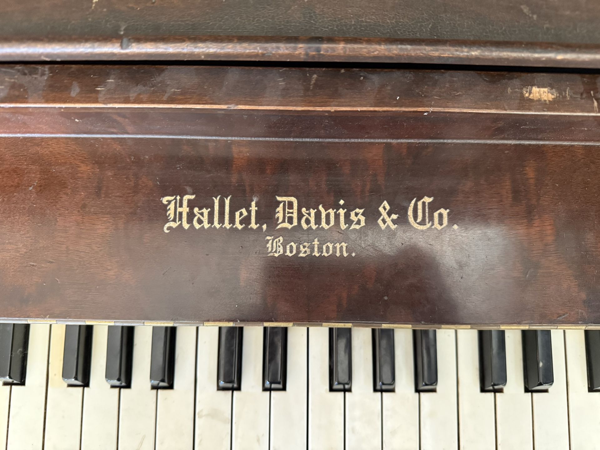 Hallet, Davis And Co Piano