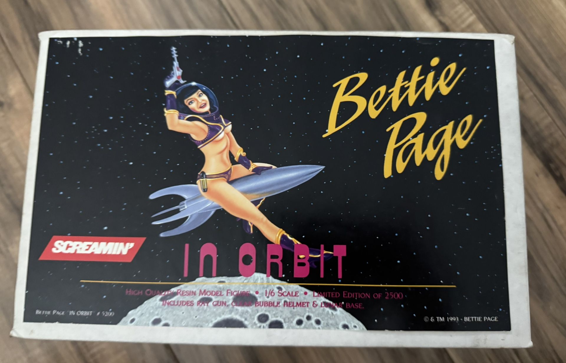 Bettie Page Lot Model Kit Lunch Box Post Cards