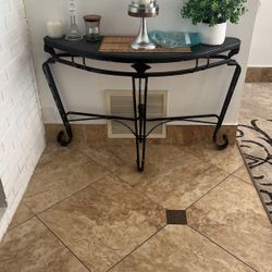 Console entry table