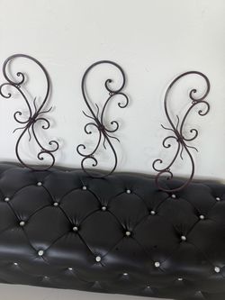 Three piece metal wall art