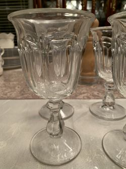 Excellent Condition Set Of 6 Footed Goblets
