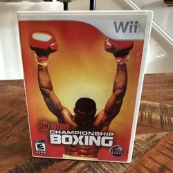 Nintendo Wii Showtime Championship Boxing 