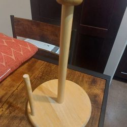 Wooden Paper Towel Holder