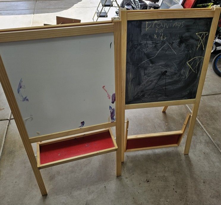 Chalkboard And Easel