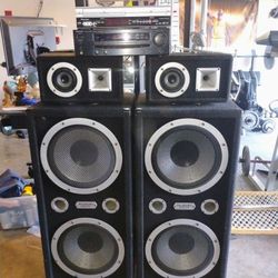 Man Cave Stereo System With Projector 