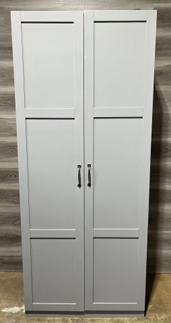 Brand new pantry cabinet, assembly required. Size: 30”W x 70”H x 16”D.