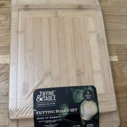 Brand New 2 piece Cutting Board Set