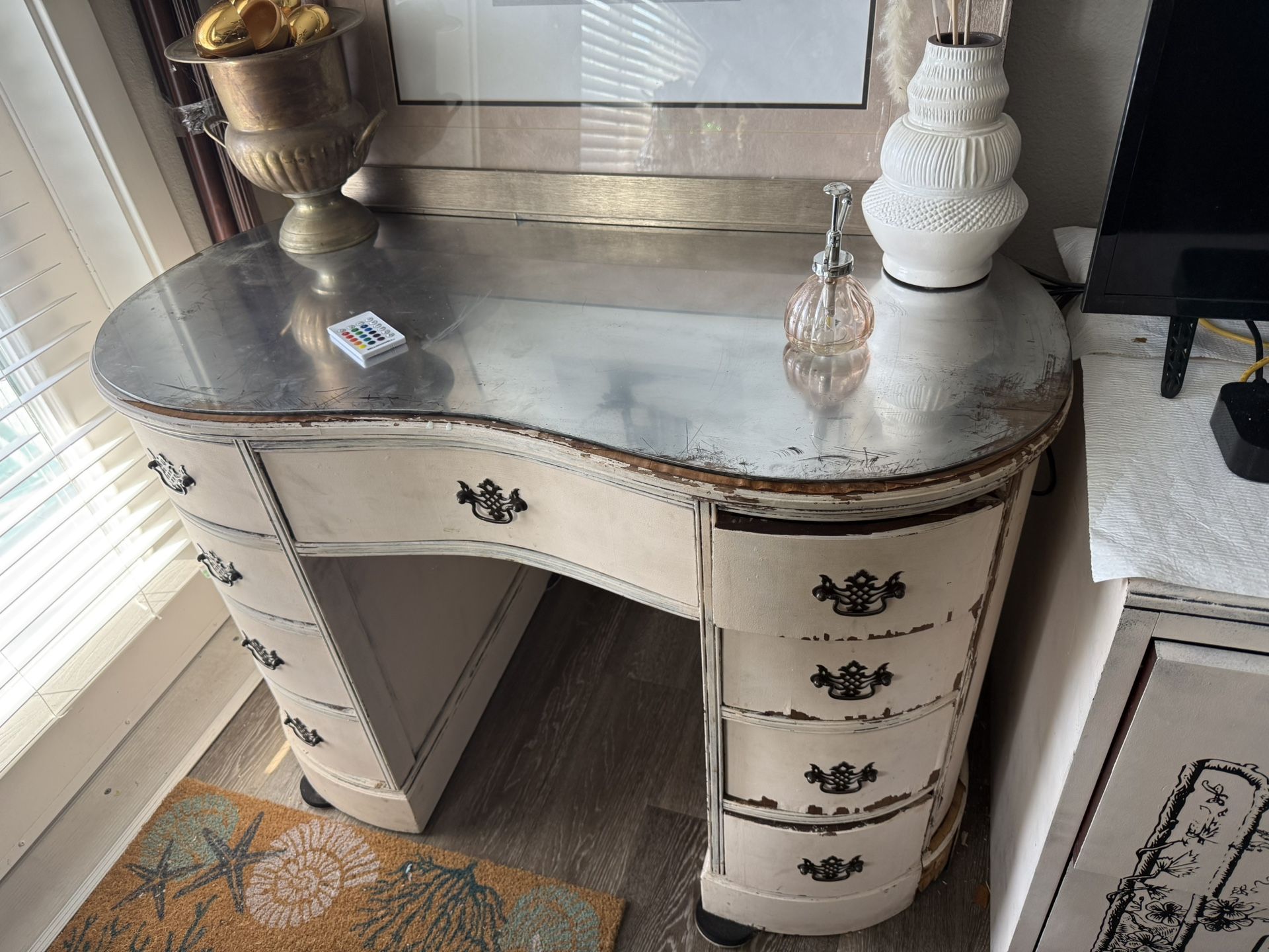 Make Up Table, Jewelry Cabinet 