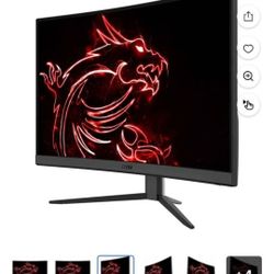 MSI 31.5" Curved FHD (1920x1080) HDMI DP 165Hz 1ms FreeSync LCD Gaming Monitor - Optix G32C4W