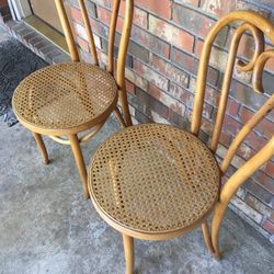 Pair of  Bend wood Chairs