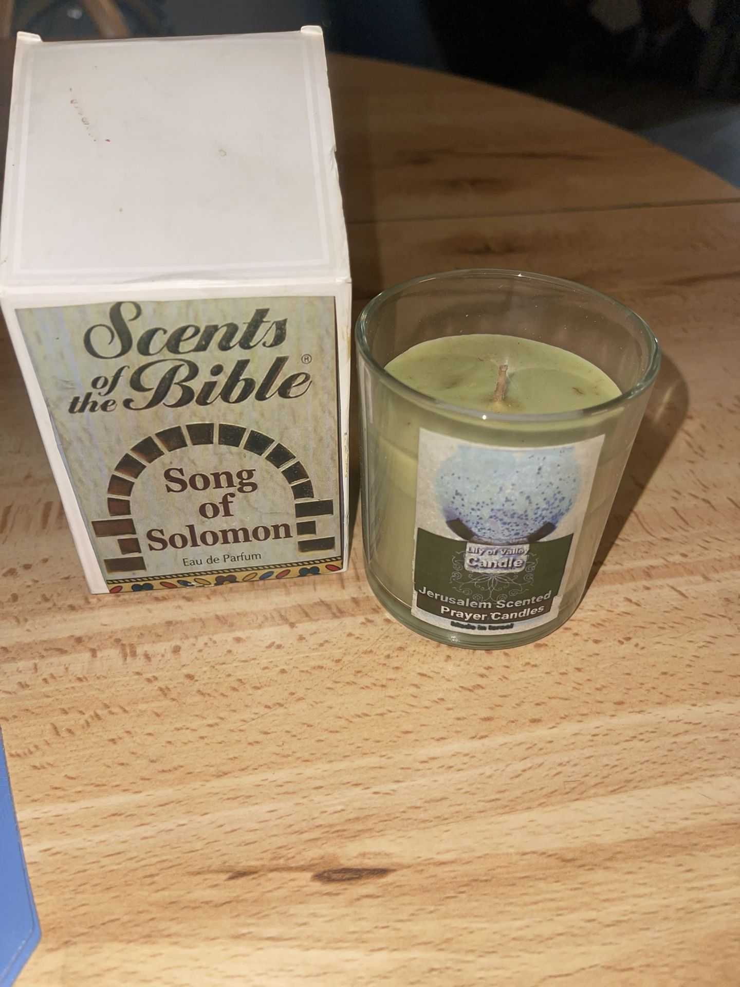 Scents Of The Bible, Lilly of Valley Candle (From Jerusalem)