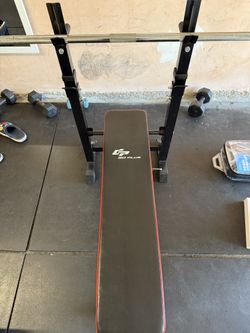 Weight bench rack