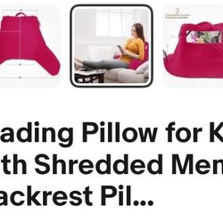 Nestl Reading Pillow and Back Rest Memory Foam NEW