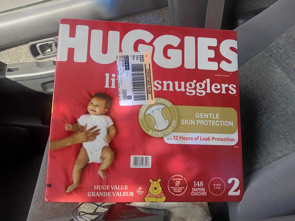 Huggies Size 2 148ct And One 84ct 