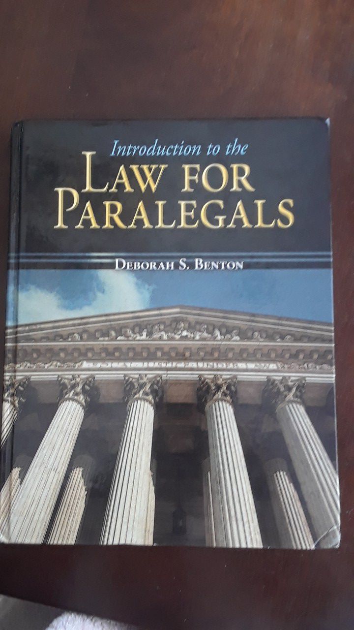 Introduction To Law for Paralegals