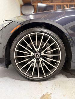Mercedes OEM S-Class AMG 21” Staggered Rims And Pirelli Tires OEM