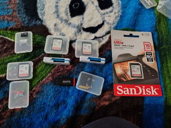 I have about 10 16gb sd and micro sd cards