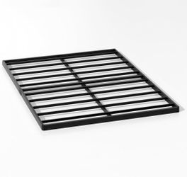 King Box Spring 2 Inch Box Springs for King Bed, Low Profile Bunkie Board Bed Slat Replacement with Fabric Cover, Metal Frame with Steel Slats, Easy A