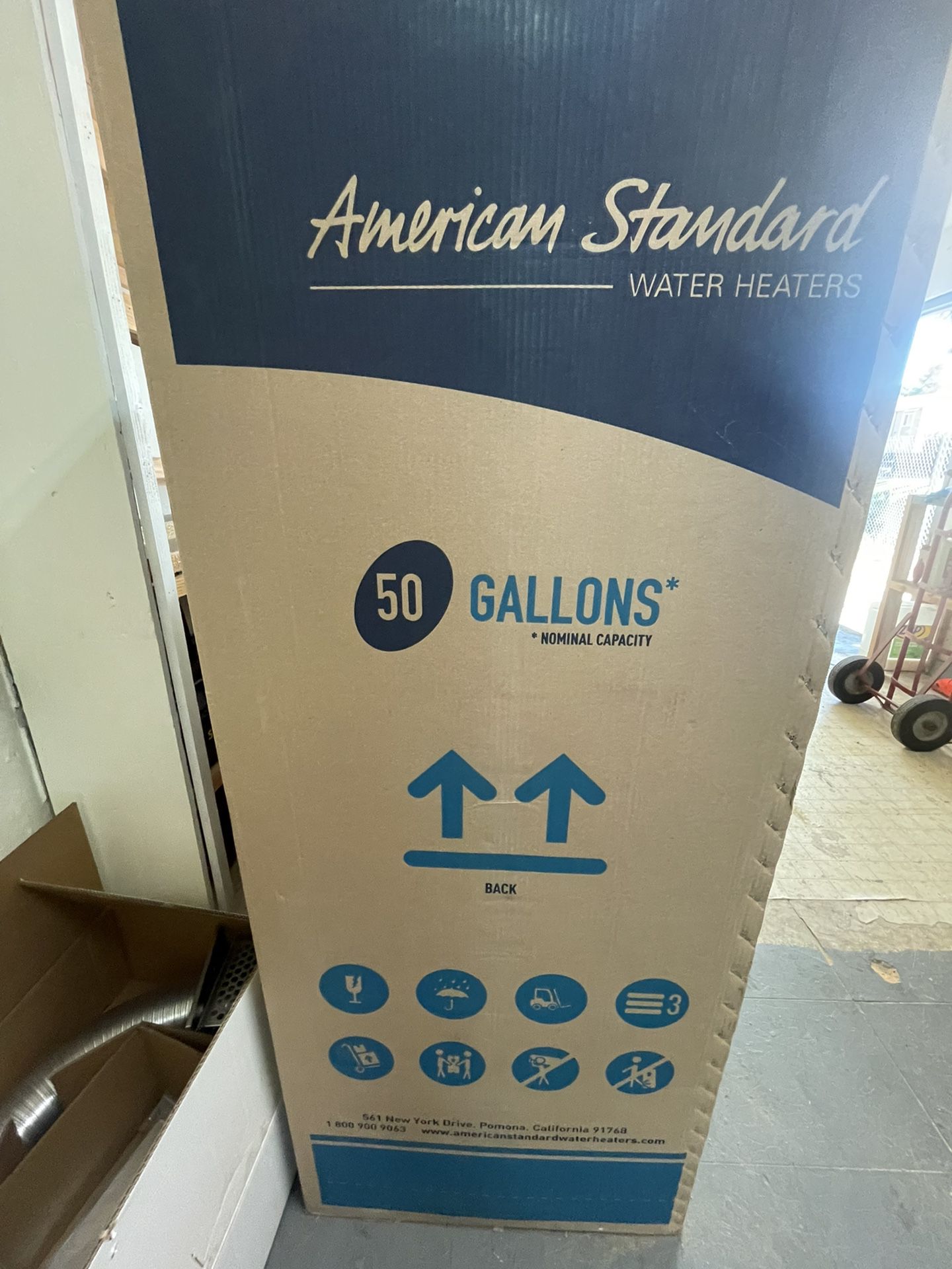 American Standard 50 Gallon Gas Water Heater