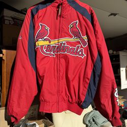 2 new St Louis Cardinals Baseball Jackets. Majestic Authentic Collection. Performance Apparel. Large