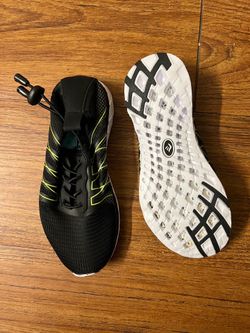 New Boy Black and Yellow Colour Pair of Shoes Size 1