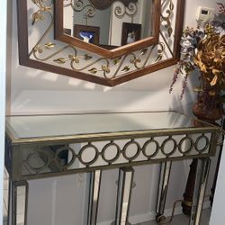 Mirror Console Table