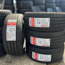 215/45R17 Kumho Set Of 4 New Tires 