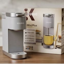 Keurig K-Mini Plus Single Serve Coffee Maker, Studio Gray - New & Sealed