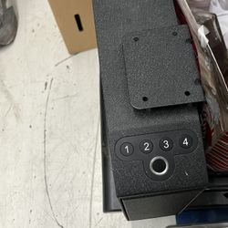 Pistol Safe – 4-Button Keypad, 1-Gun Handgun Lockbox