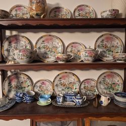 Antique Handpainted China Set 