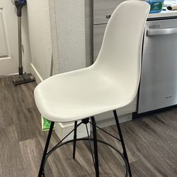 Modern B&W Bar Stools (4)